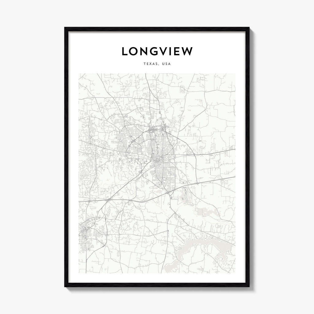 Longview Map Poster