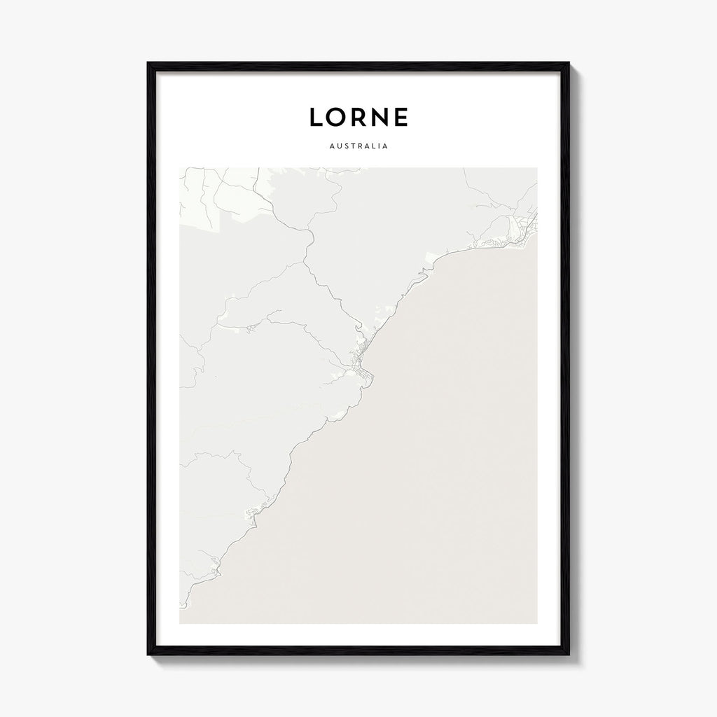Lorne Map Poster