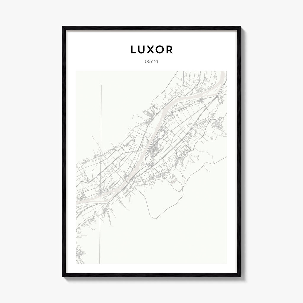 Luxor Map Poster
