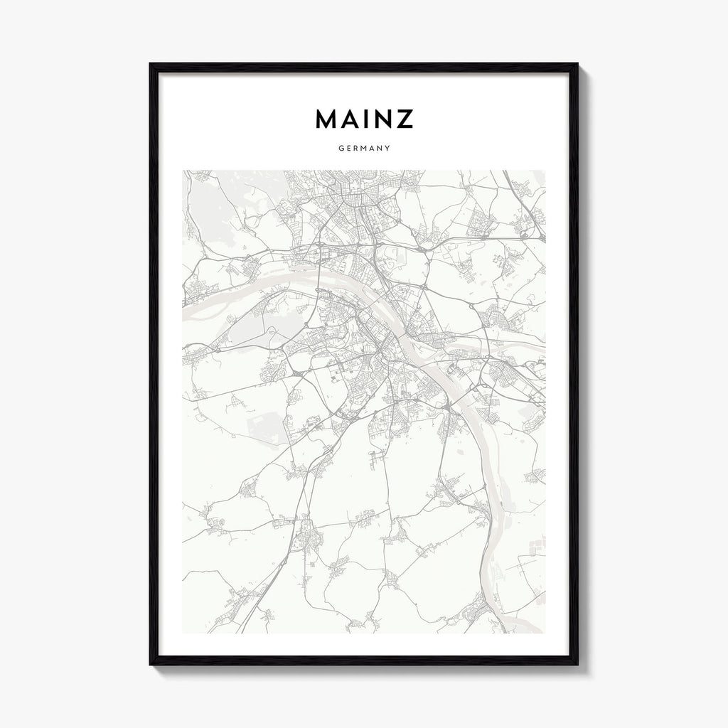 Mainz Map Poster