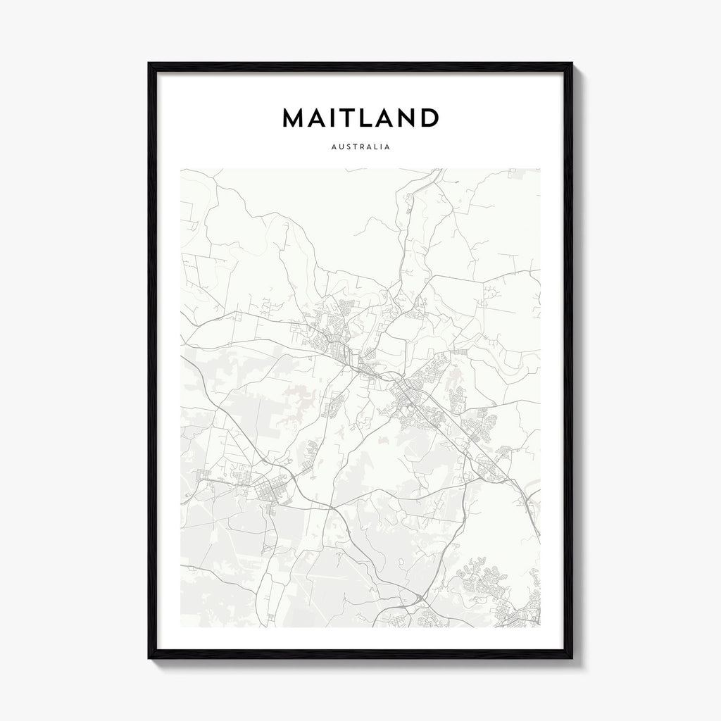 Maitland Map Poster