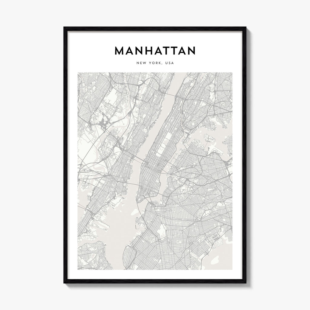 Manhattan Map Poster