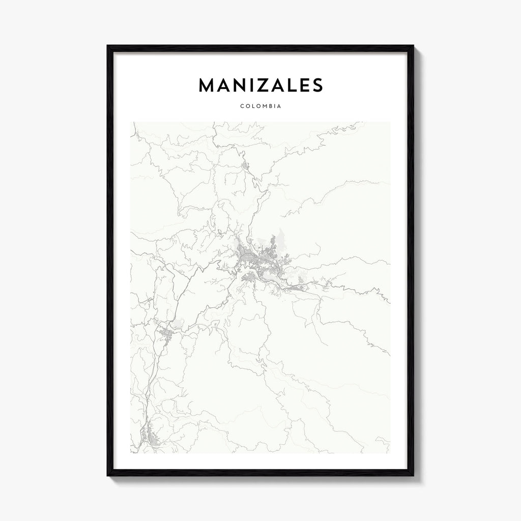Manizales Map Poster