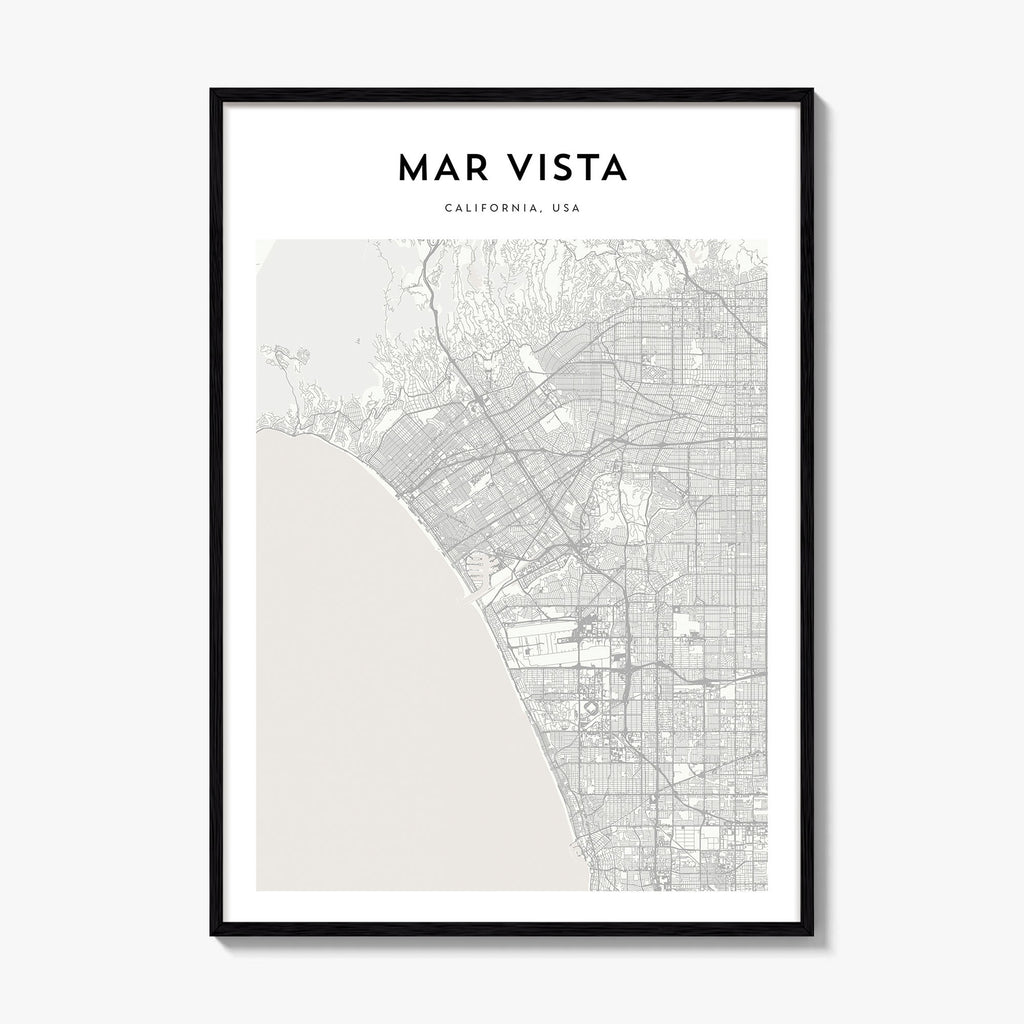 Mar Vista Map Poster