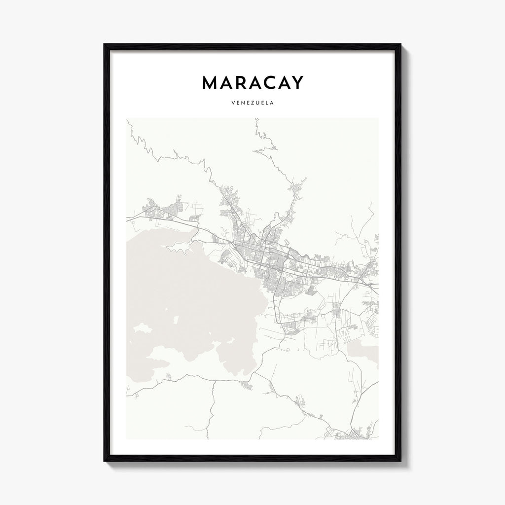 Maracay Map Poster