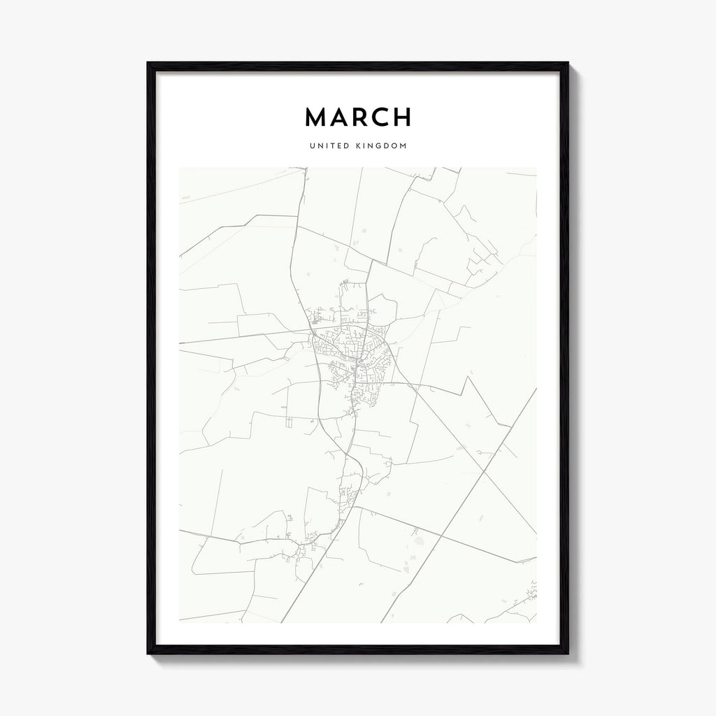 March Map Poster