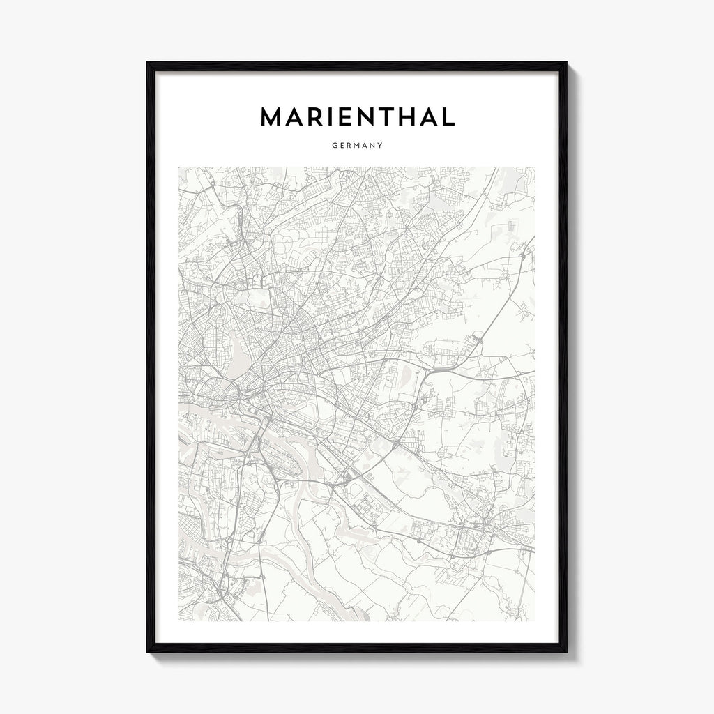 Marienthal Map Poster