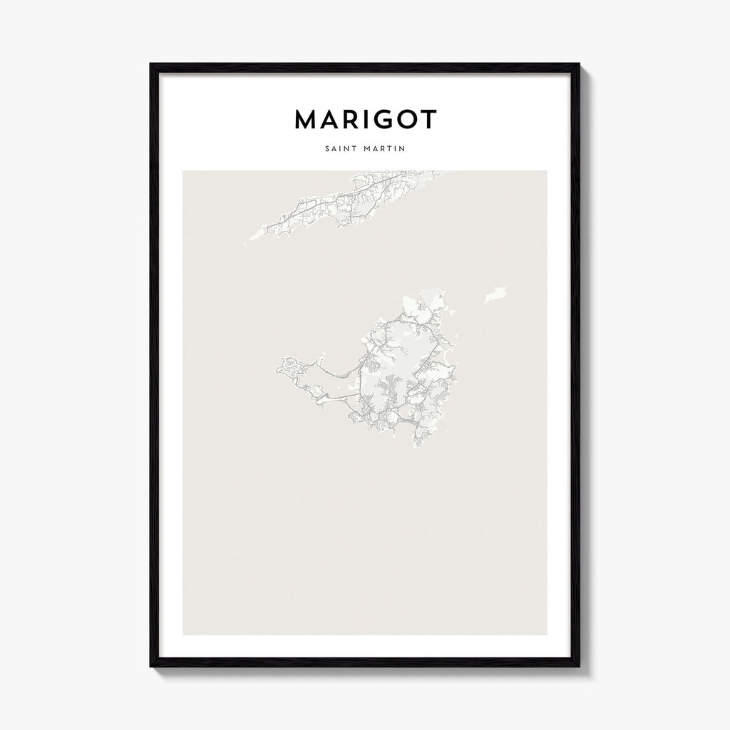 Marigot Map Poster
