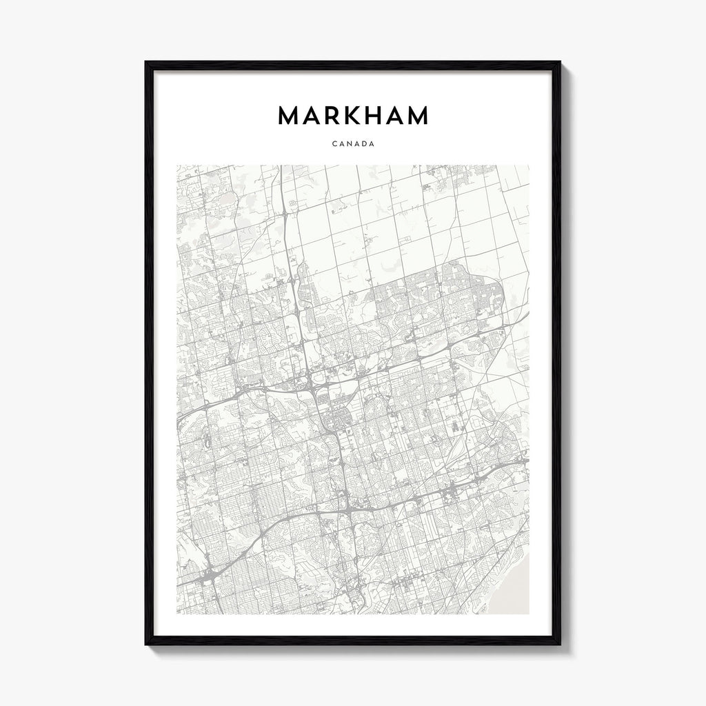 Markham Map Poster
