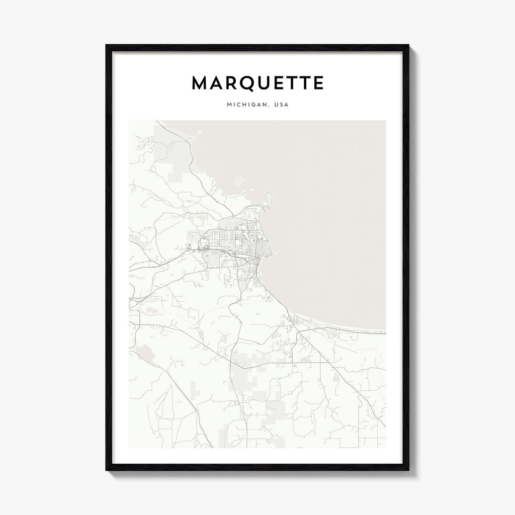 Marquette Map Poster