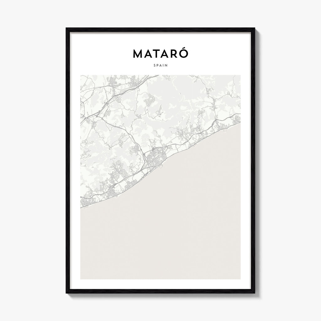 Mataro Map Poster