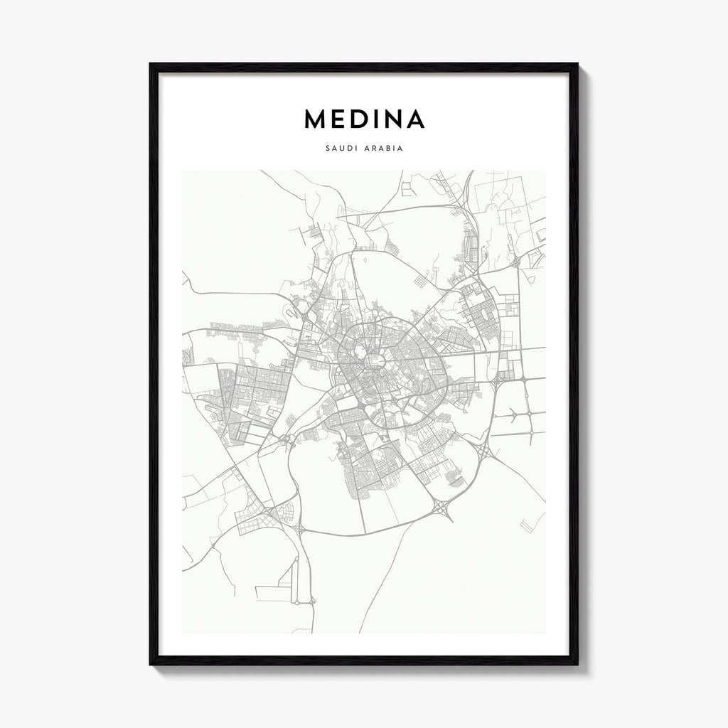 Medina Map Poster