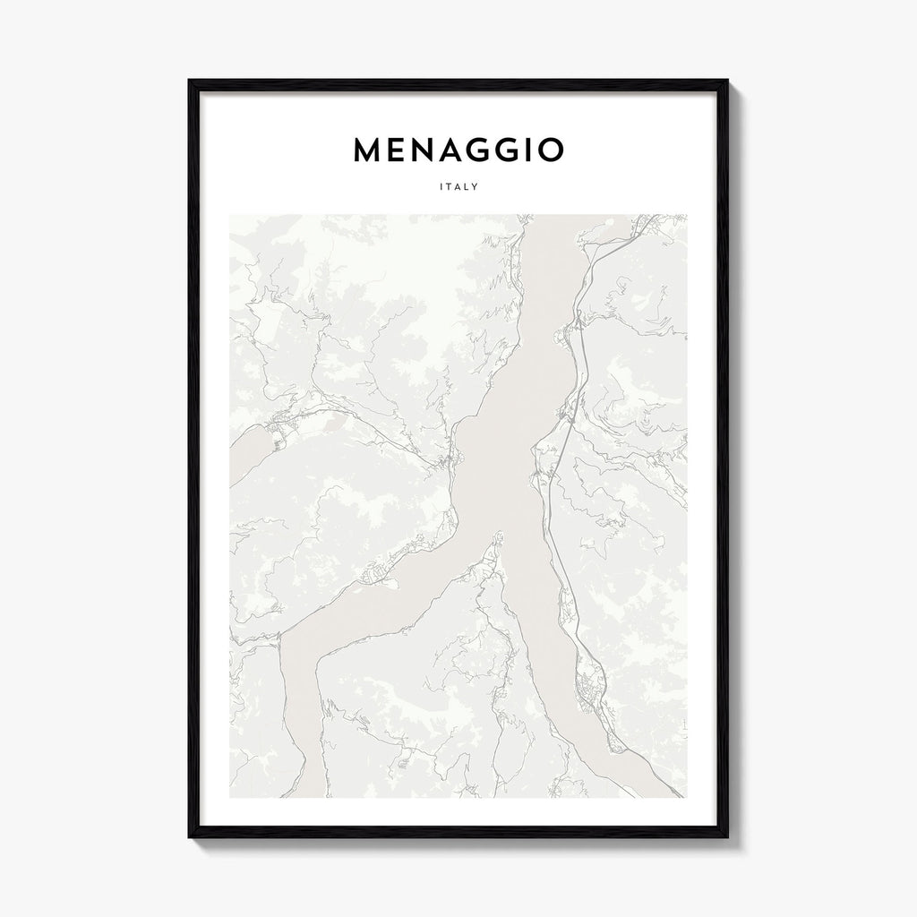 Menaggio Map Poster