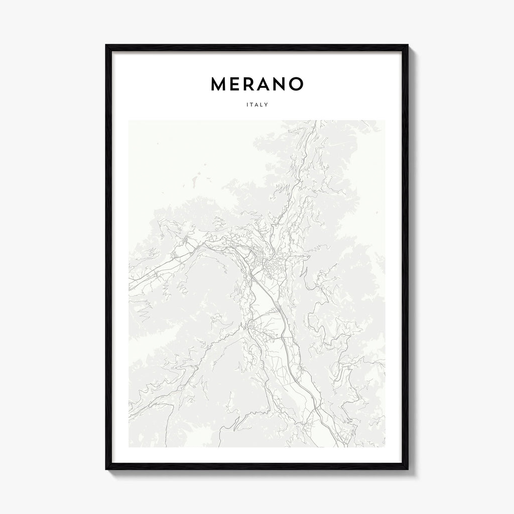 Merano Map Poster