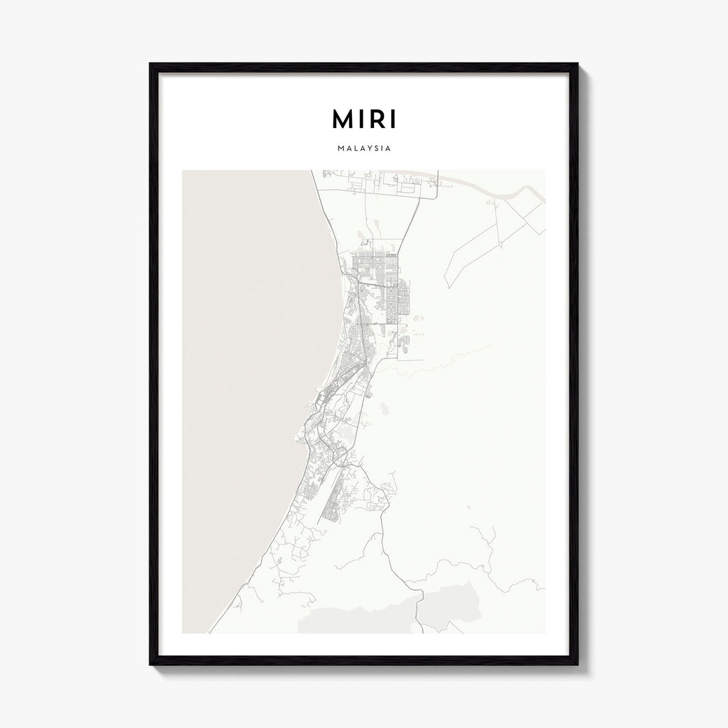 Miri Map Poster