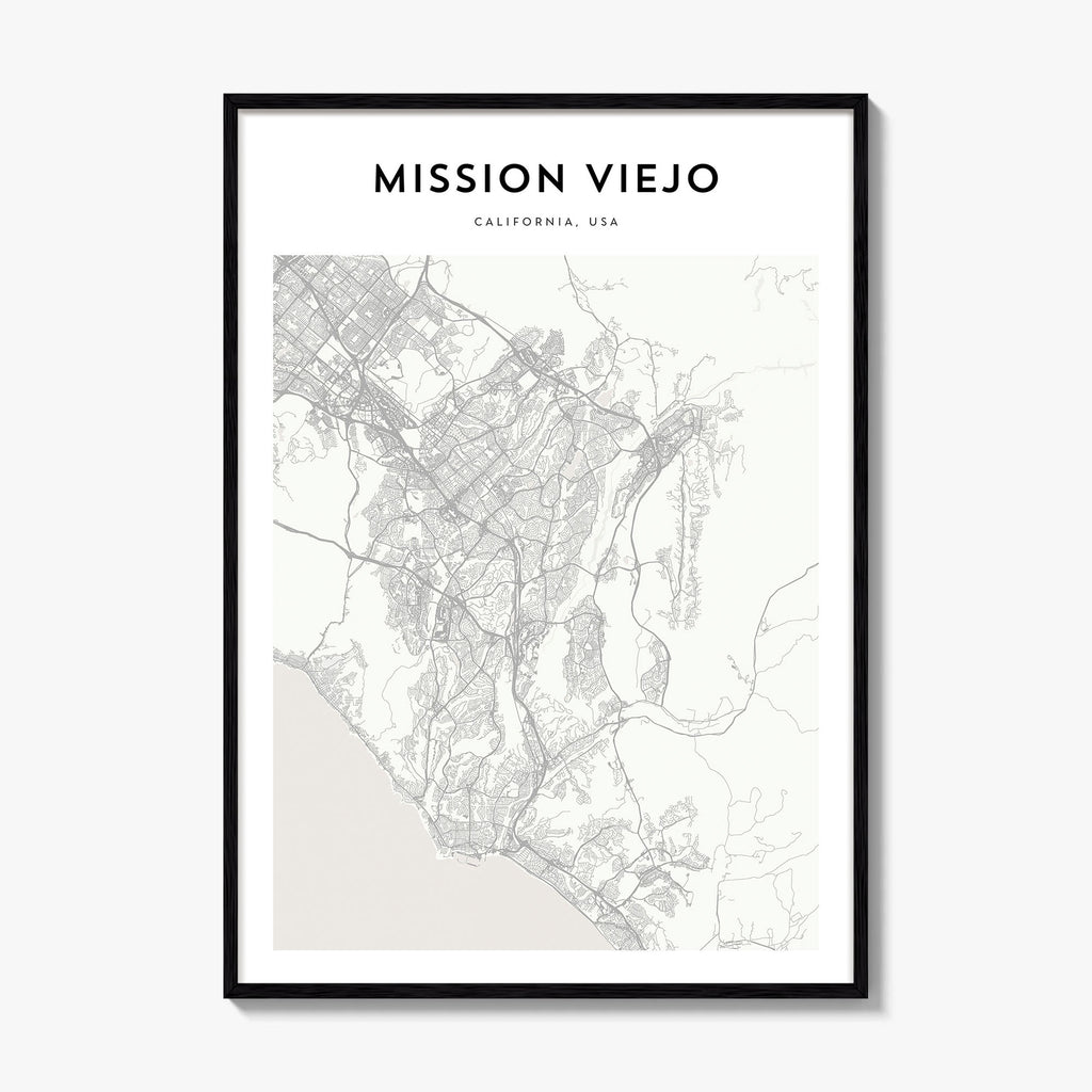 Mission Viejo Map Poster