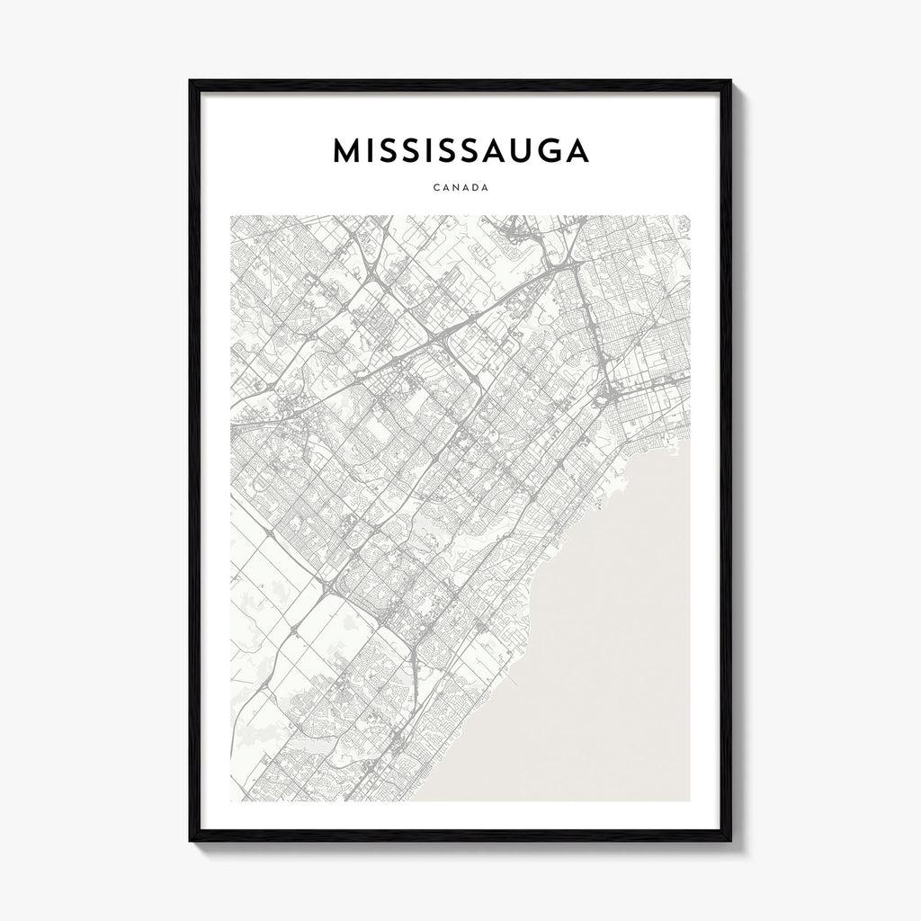 Mississauga Map Poster