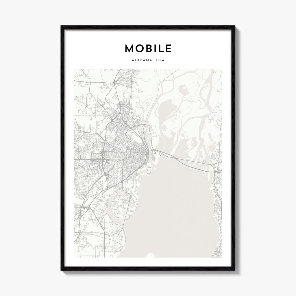 Mobile Map Poster