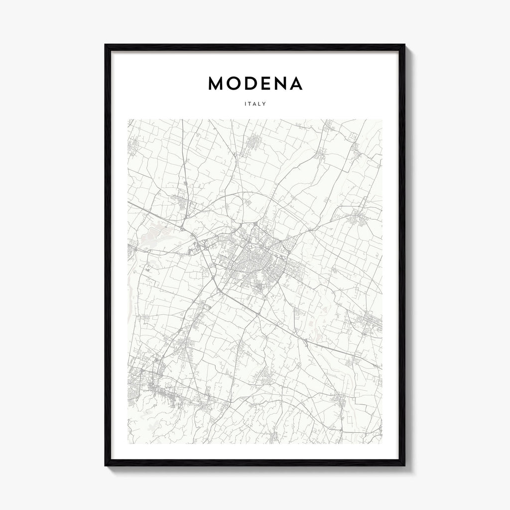 Modena Map Poster