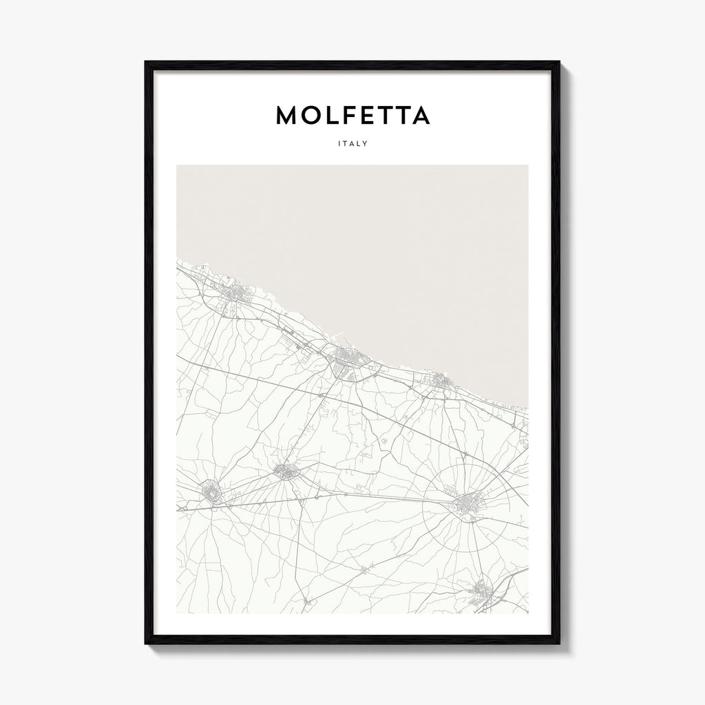 Molfetta Map Poster
