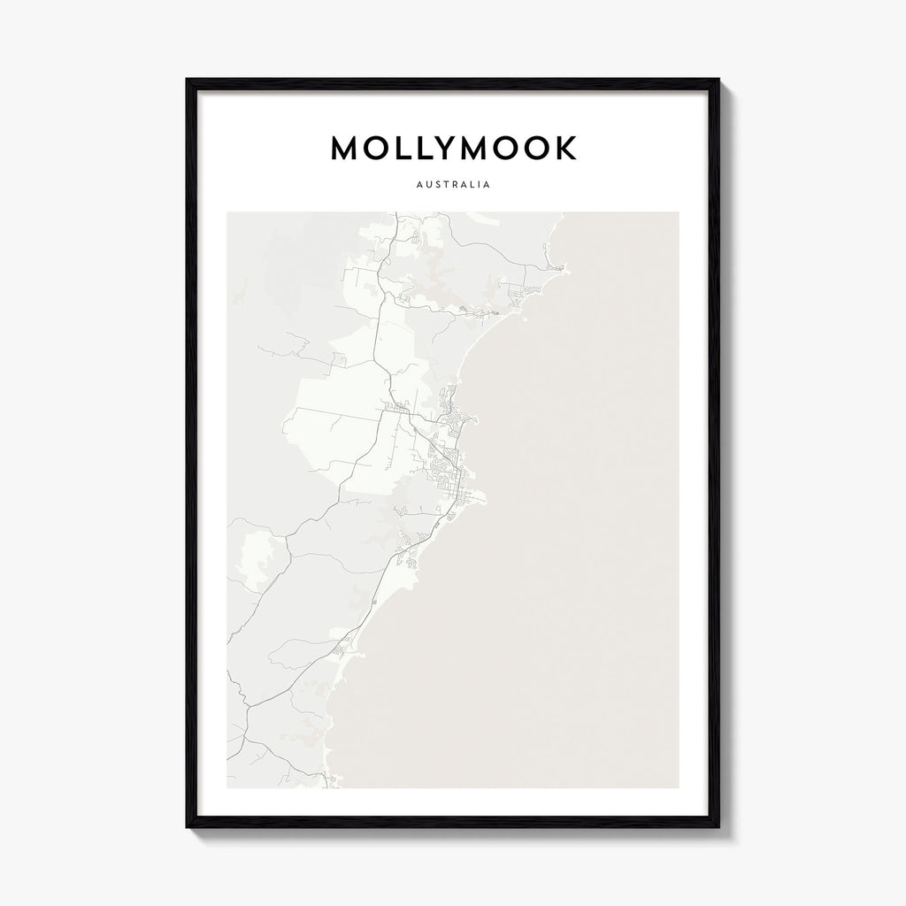 Mollymook Map Poster