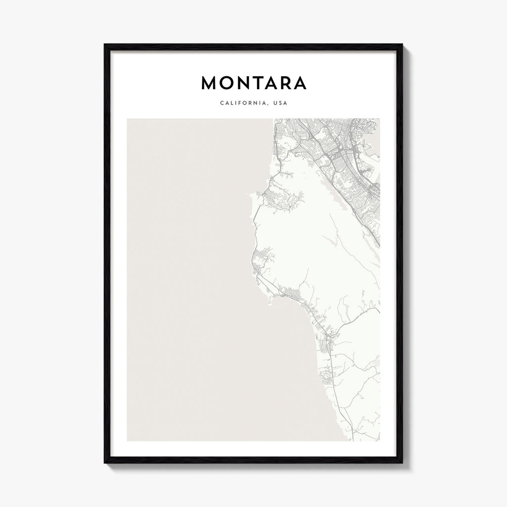 Montara Map Poster