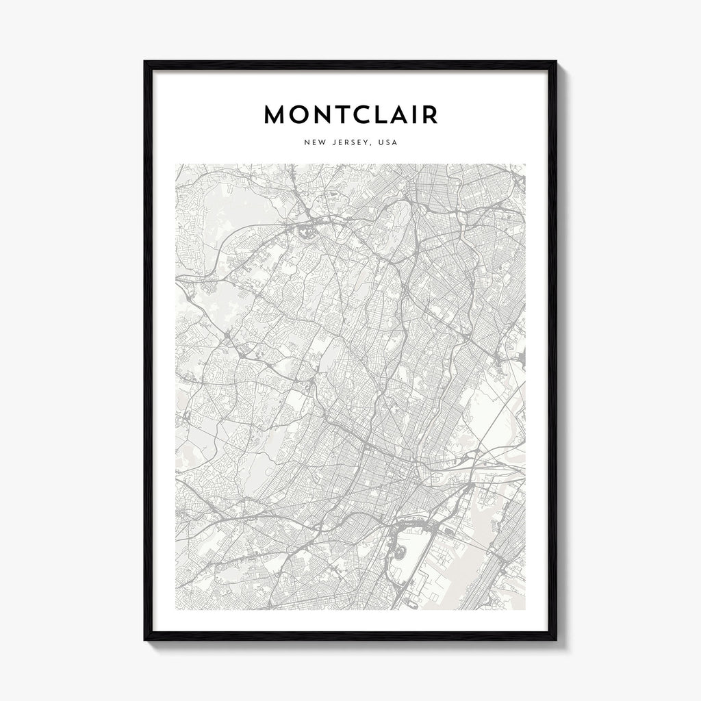 Montclair Map Poster