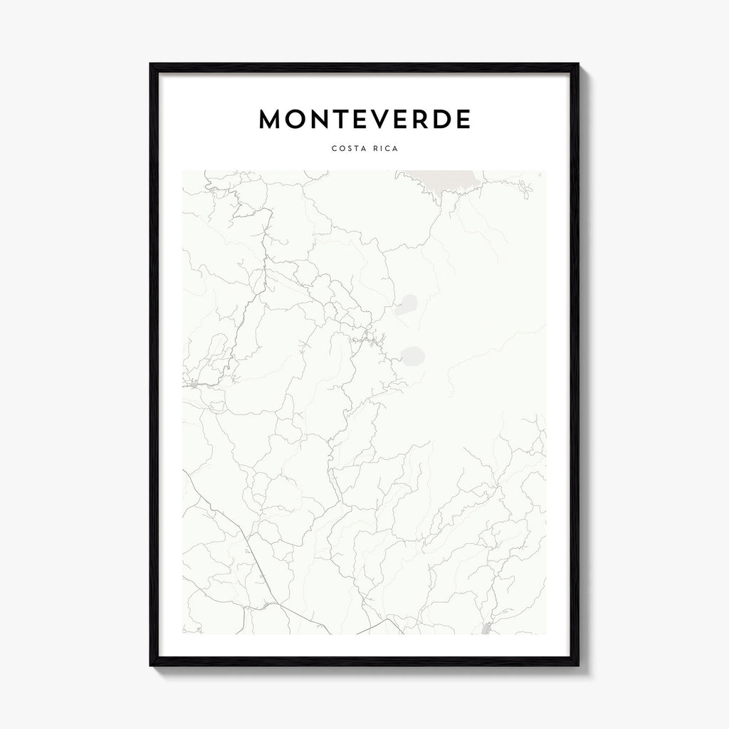 Monteverde Map Poster