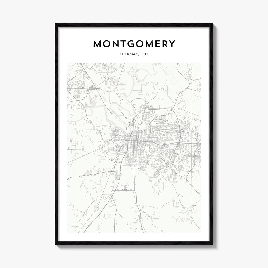 Montgomery Map Poster
