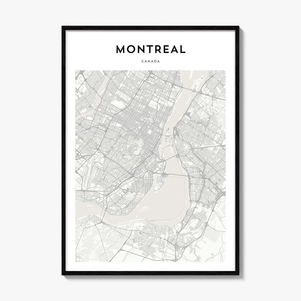 Montreal Map Poster