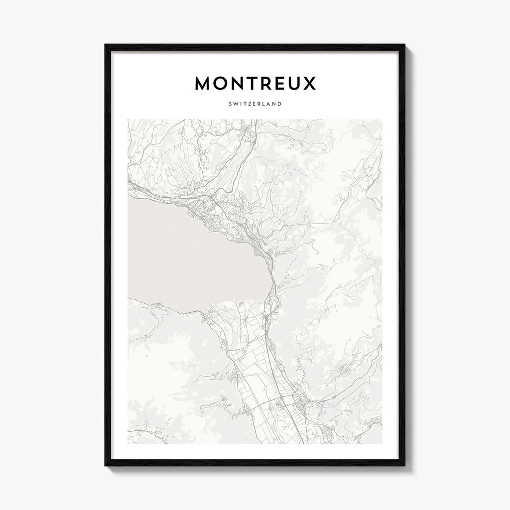 Montreux Map Poster