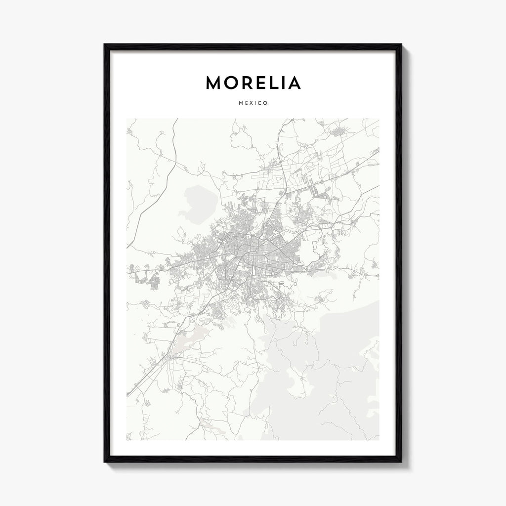 Morelia Map Poster