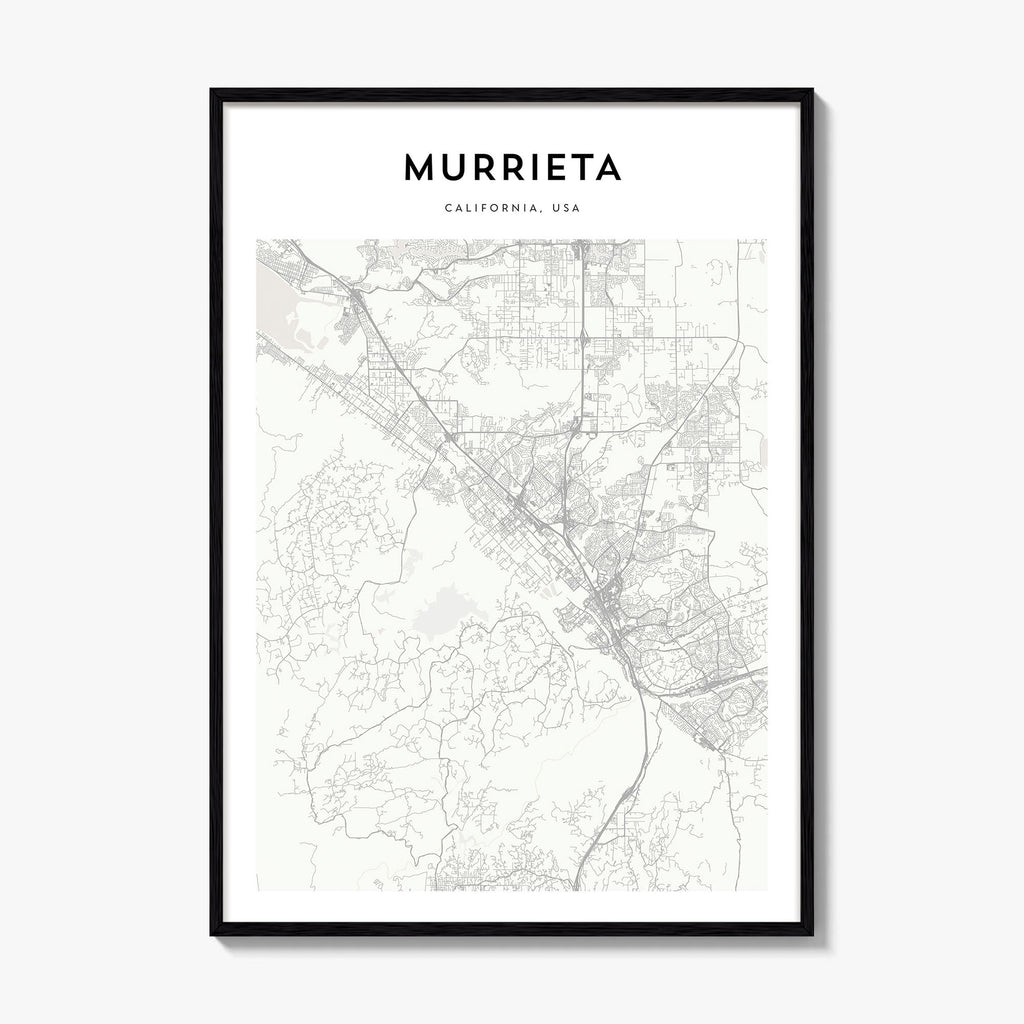 Murrieta Map Poster