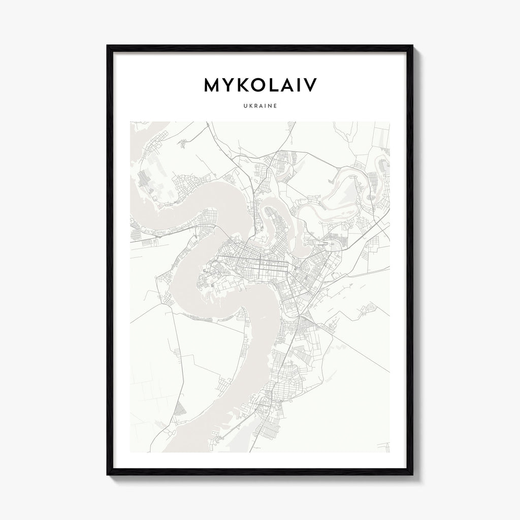 Mykolayiv Map Poster