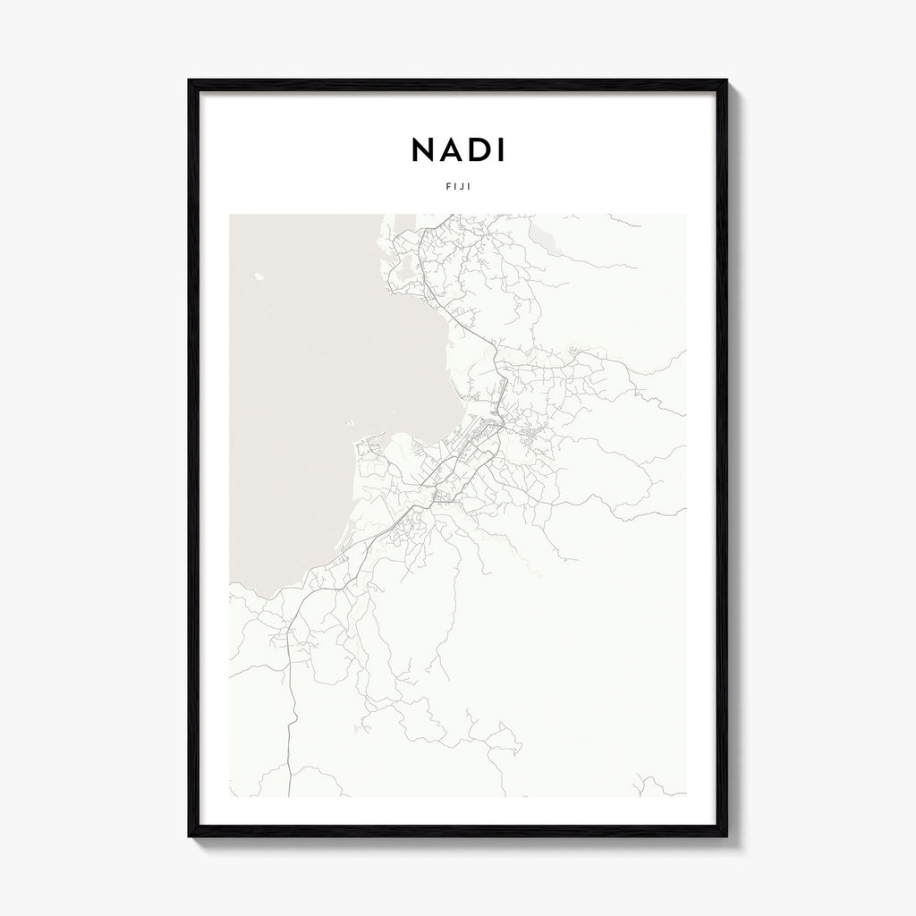 Nadi Map Poster