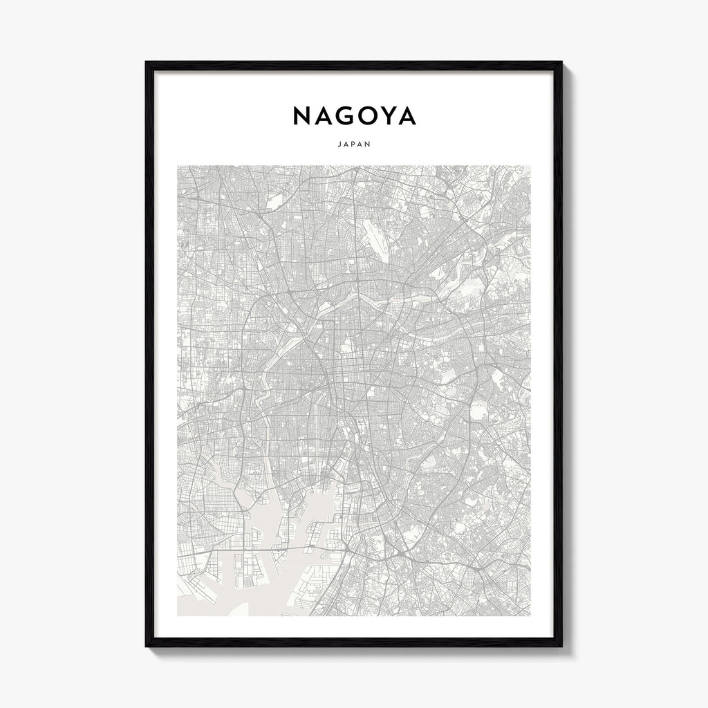 Nagoya Map Poster