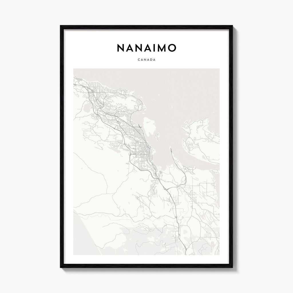 Nanaimo Map Poster