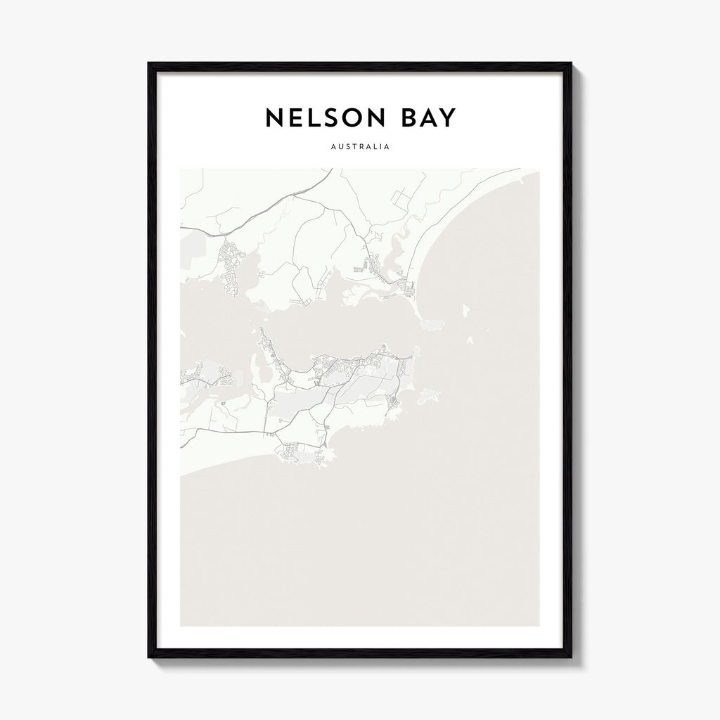 Nelson Bay Map Poster