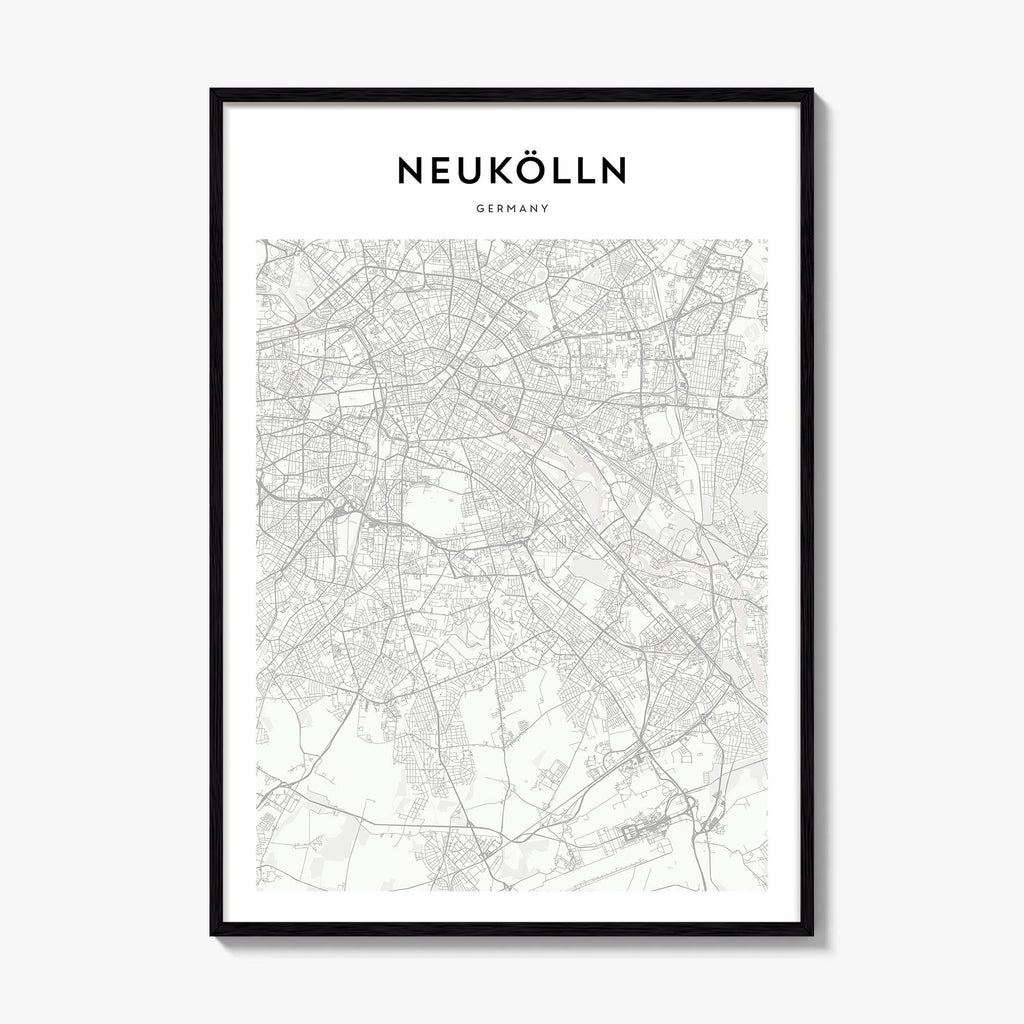 Neukoelln Map Poster