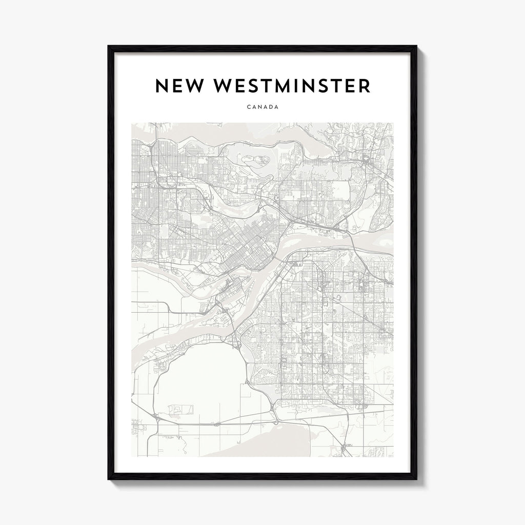 New Westminster Map Poster