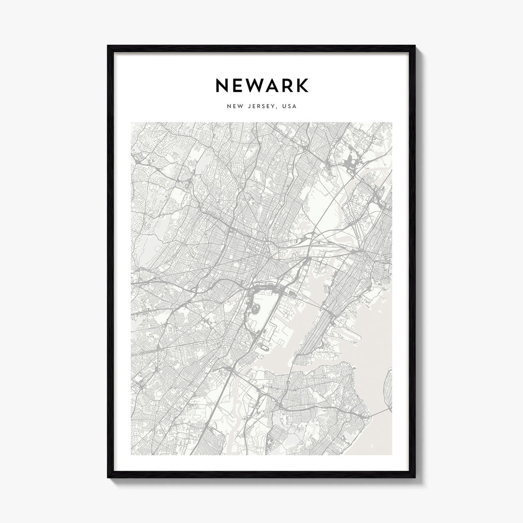 Newark Map Poster