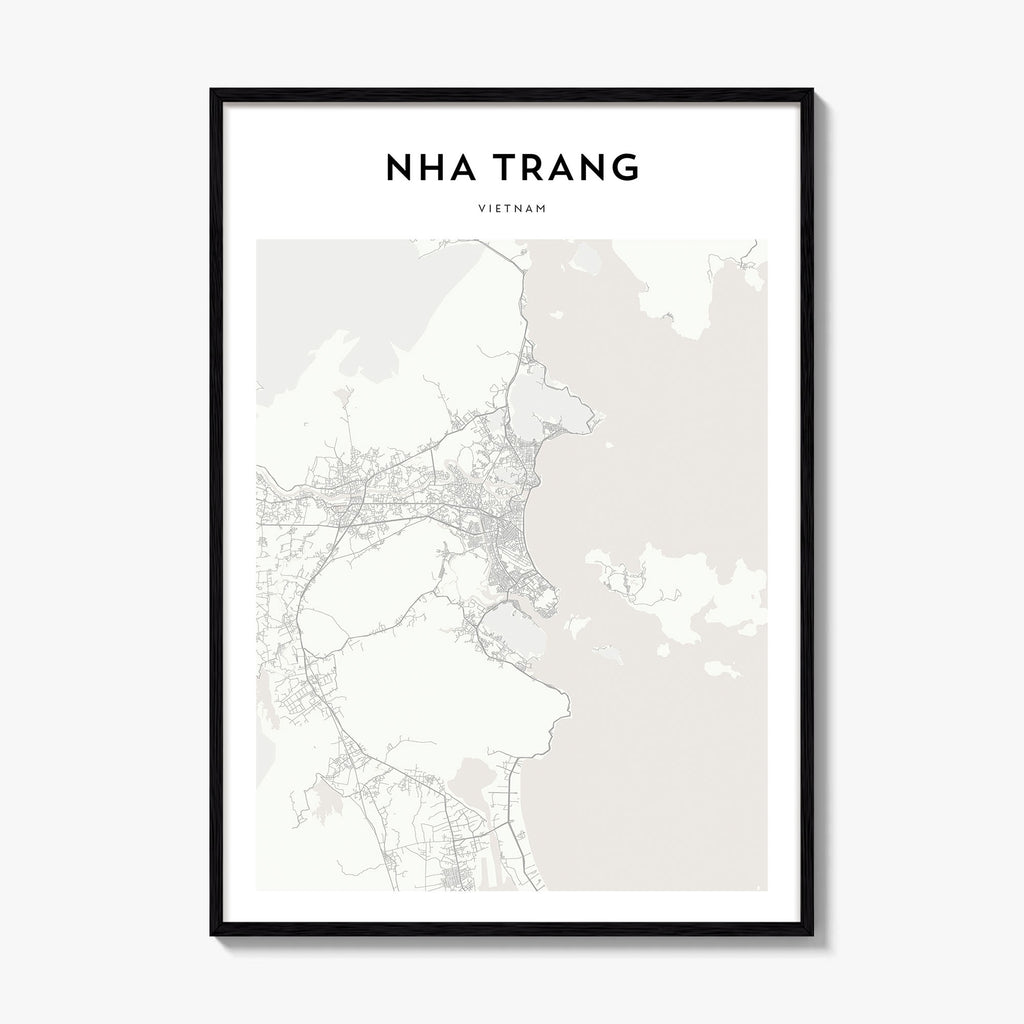 Nha Trang Map Poster