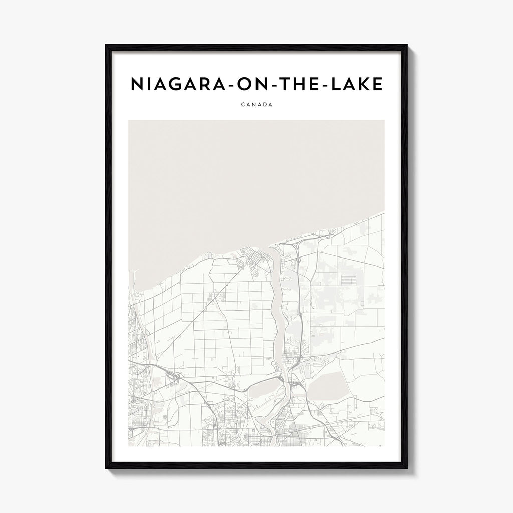 Niagara On The Lake Map Poster