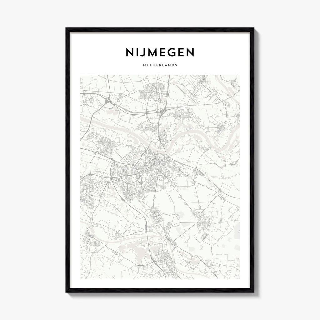 Nijmegen Map Poster