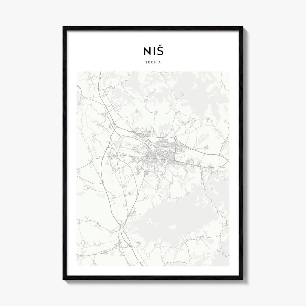 Nis Map Poster