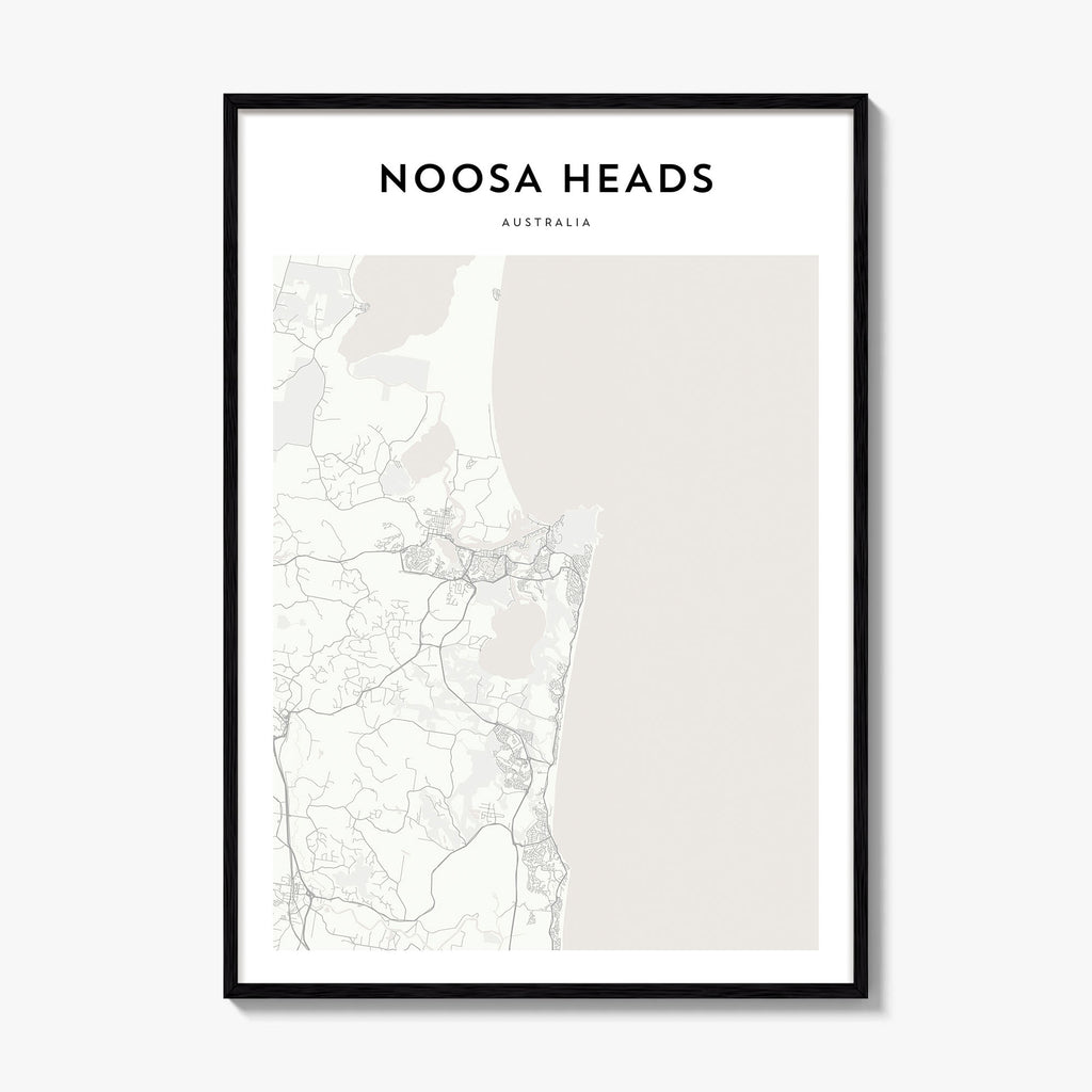 Noosa Heads Map Poster
