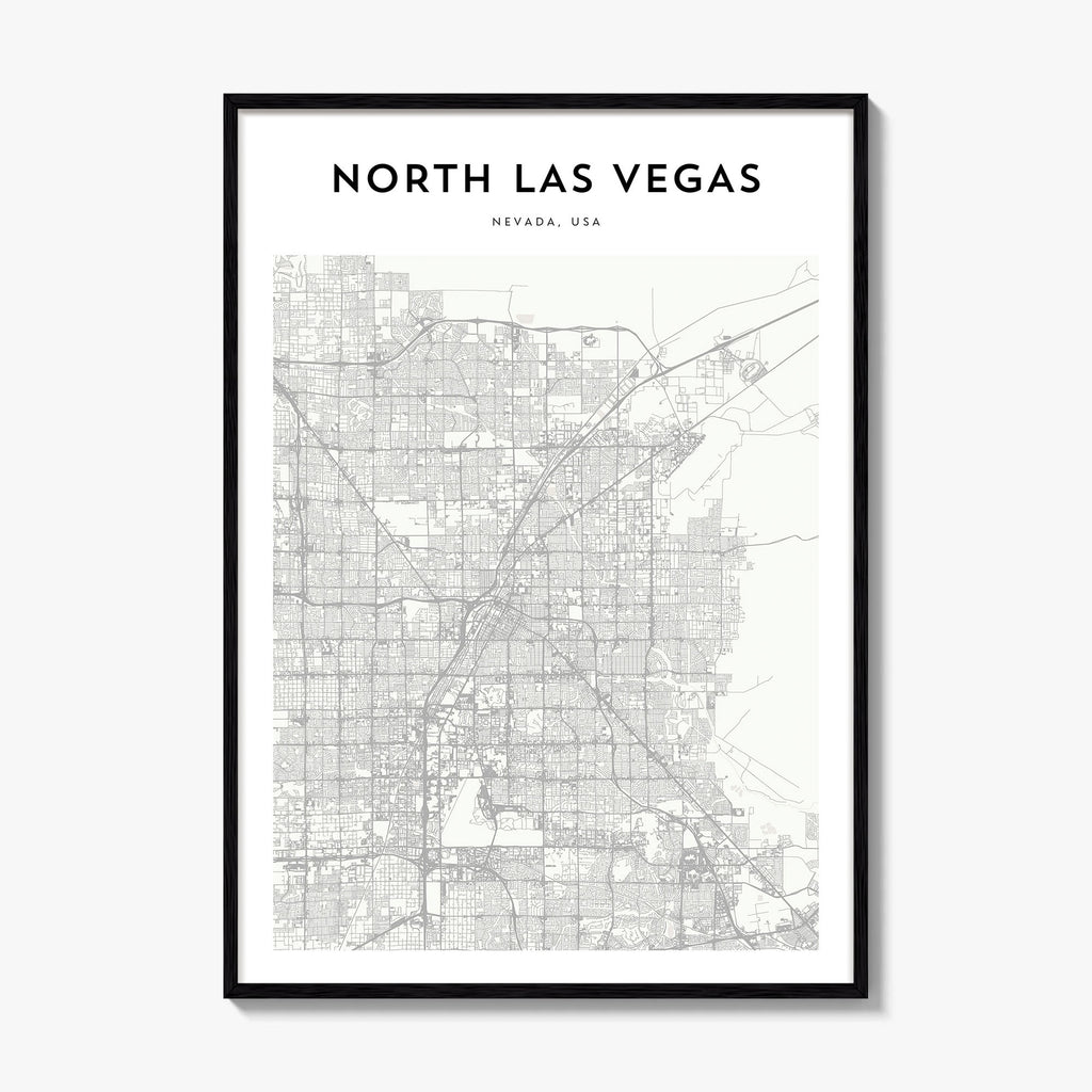 North Las Vegas Map Poster