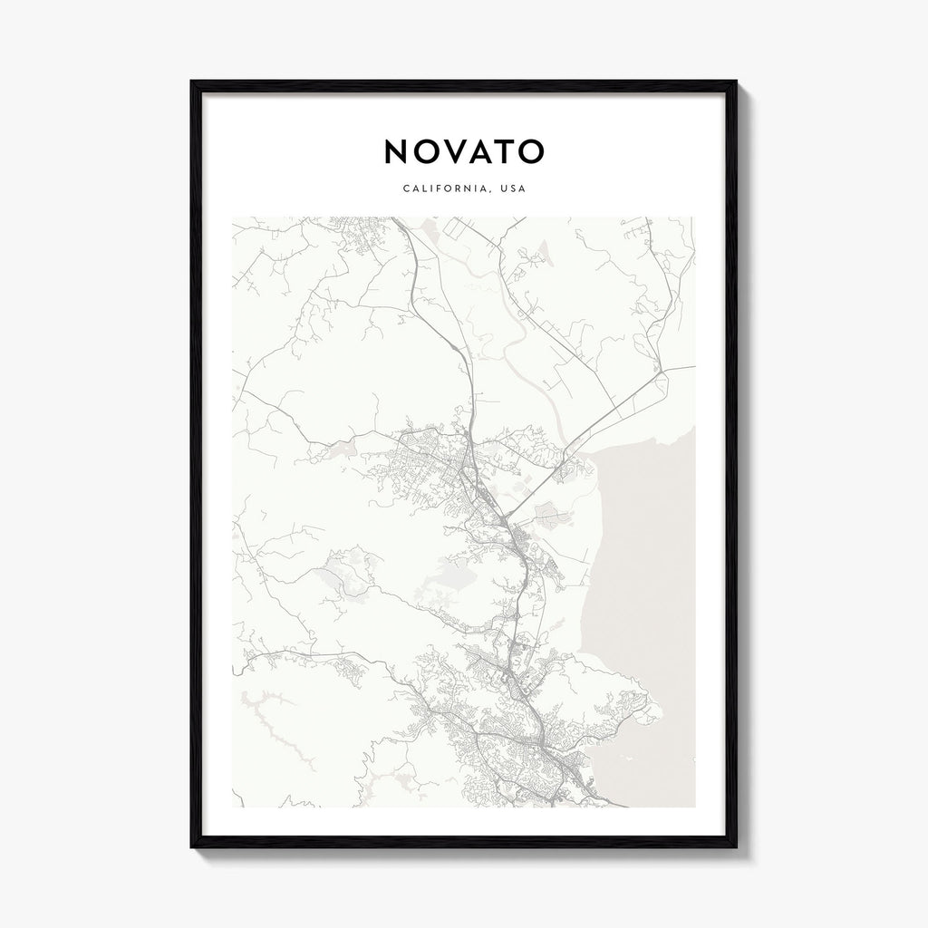 Novato Map Poster