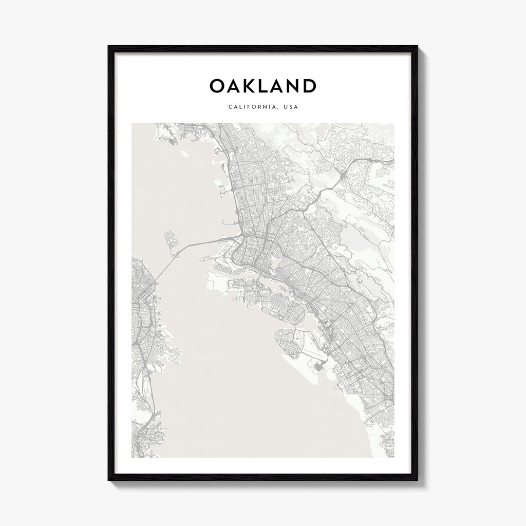 Oakland Map Poster