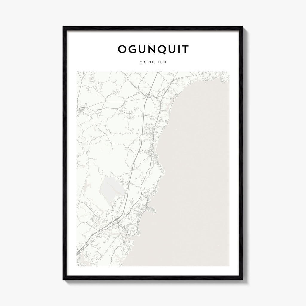 Ogunquit Map Poster